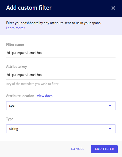 Create custom filter