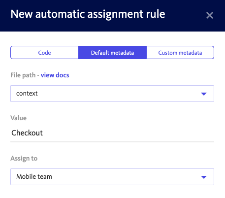 what is an assignment of error