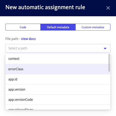 https://docs.bugsnag.com/assets/images/product/automatic-error-assignment/default-fields.png